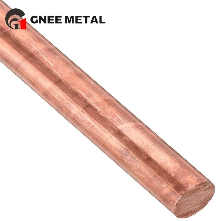 Batang Kuprum Pepejal 99.99% Bar Kuprum tulen ASTM C10100 Rod Bumi Kuprum
